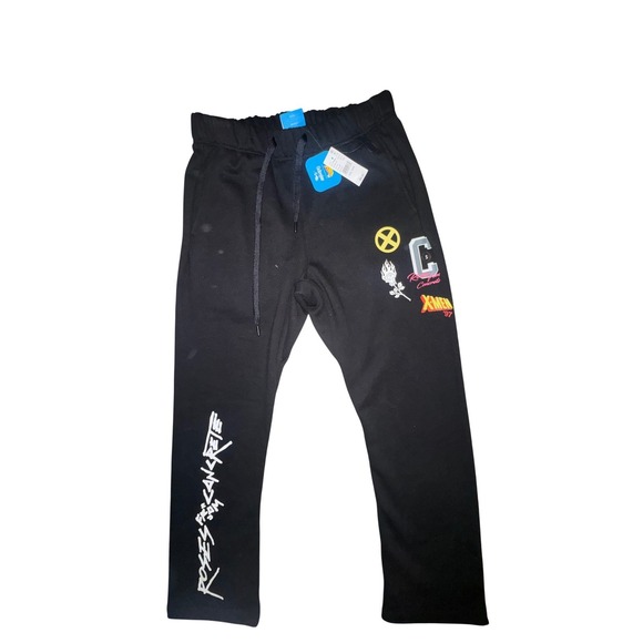 New w/tags X-Men 97 PacSun Civil Regime Sweatpants Men's Small Black MSRP $65 - Picture 6 of 10
